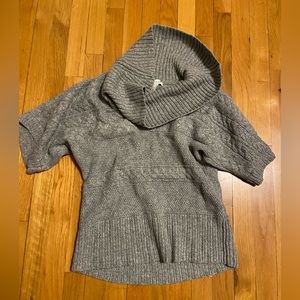 Grey White House Black Market 3/4 sleeve sweater